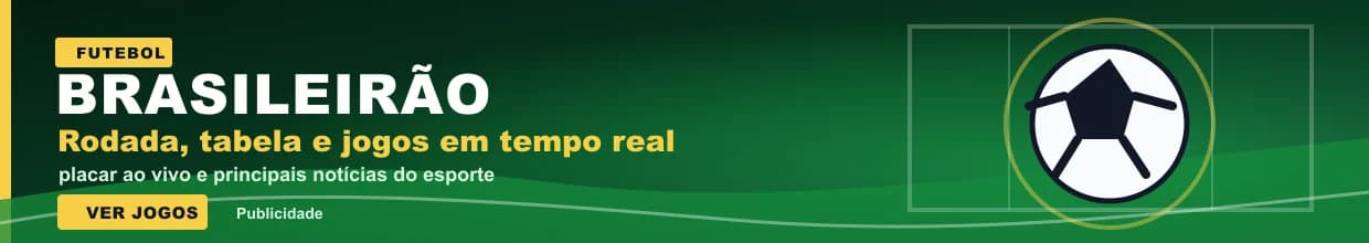 Publicidade Brasileirão: rodada, tabela e jogos em tempo real.