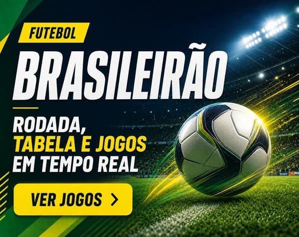 Publicidade Brasileirão: rodada, tabela e jogos em tempo real.
